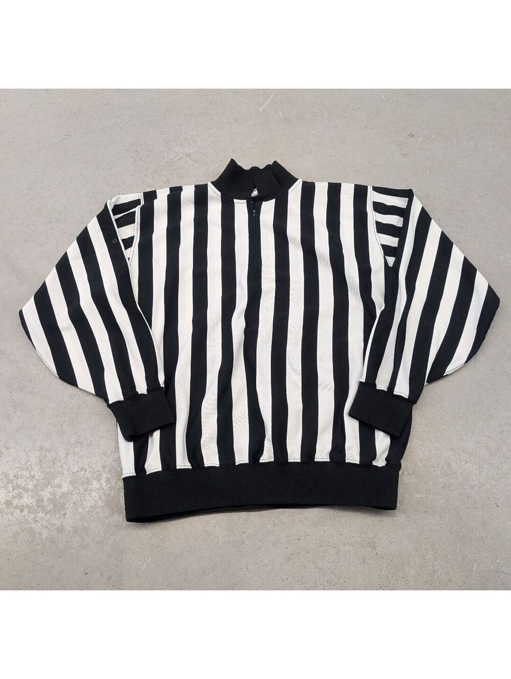 Vintage 90s CCM Made in Canada Hockey Referee Jersey